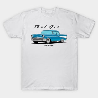 57 Bel Air Blue (Light) T-Shirt
